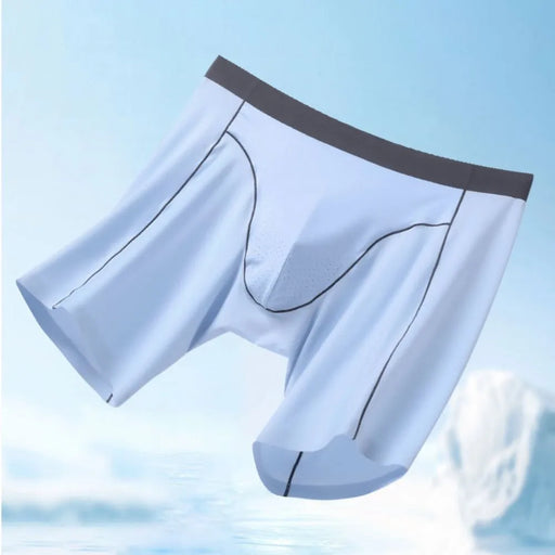 Men's Ultra Thin Ice Silk Underpants Up to Size XXL (4-Pack