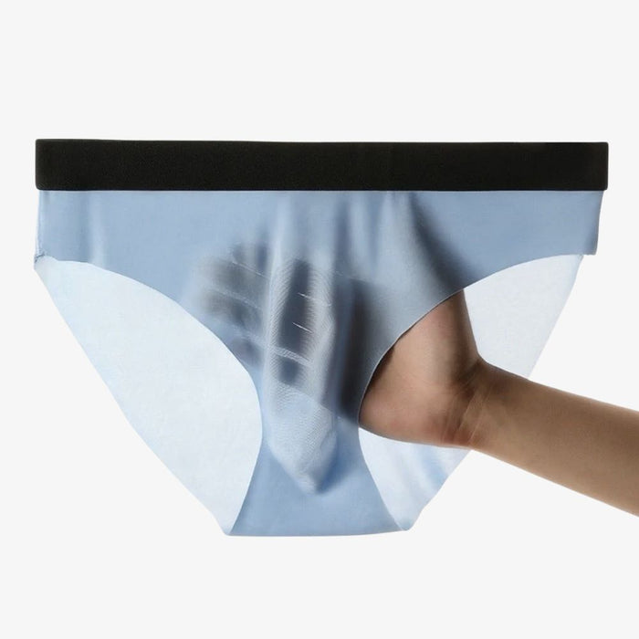 3D Seamless Pouch - Men's Ultra Thin Ice silk Briefs (7-Pack) JEWYEE 4 ...