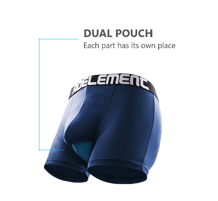 Downward Dual Pouch Trunks for Men (4-Pack) JEWYEE 063 – jewyee.com