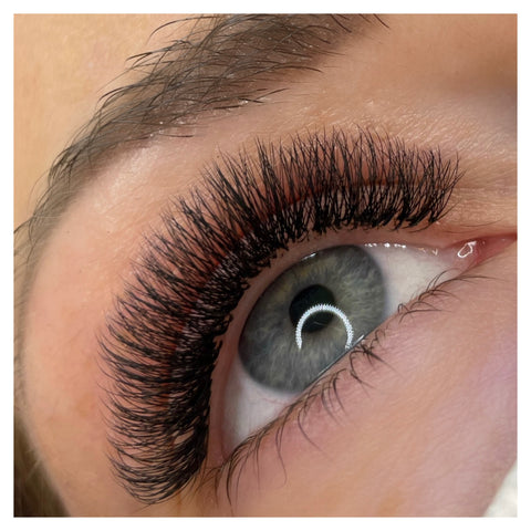 material extensions eyelashes