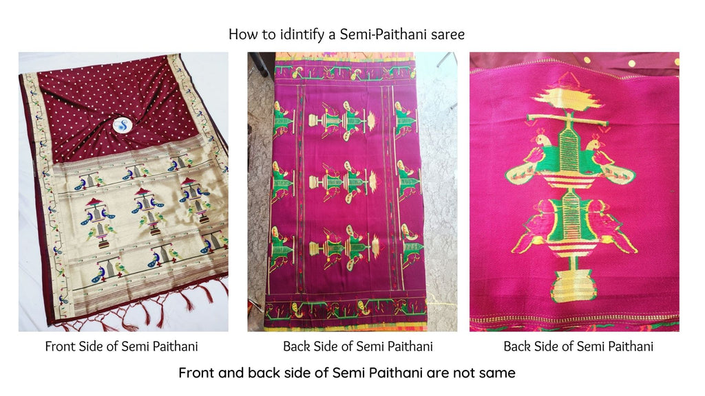 how to idintify paithani saree?