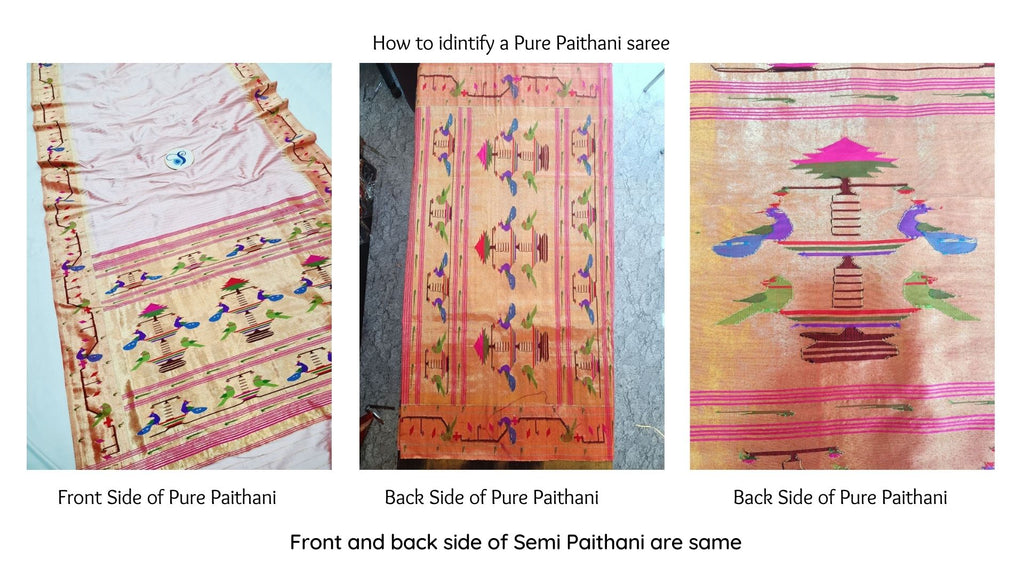 how to idintify paithani saree?