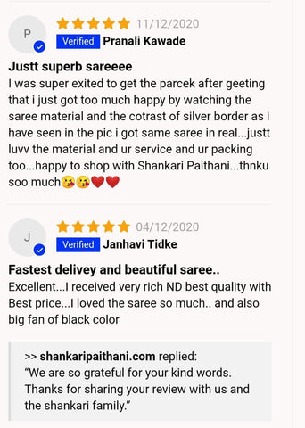 shankari paithani REVIEW