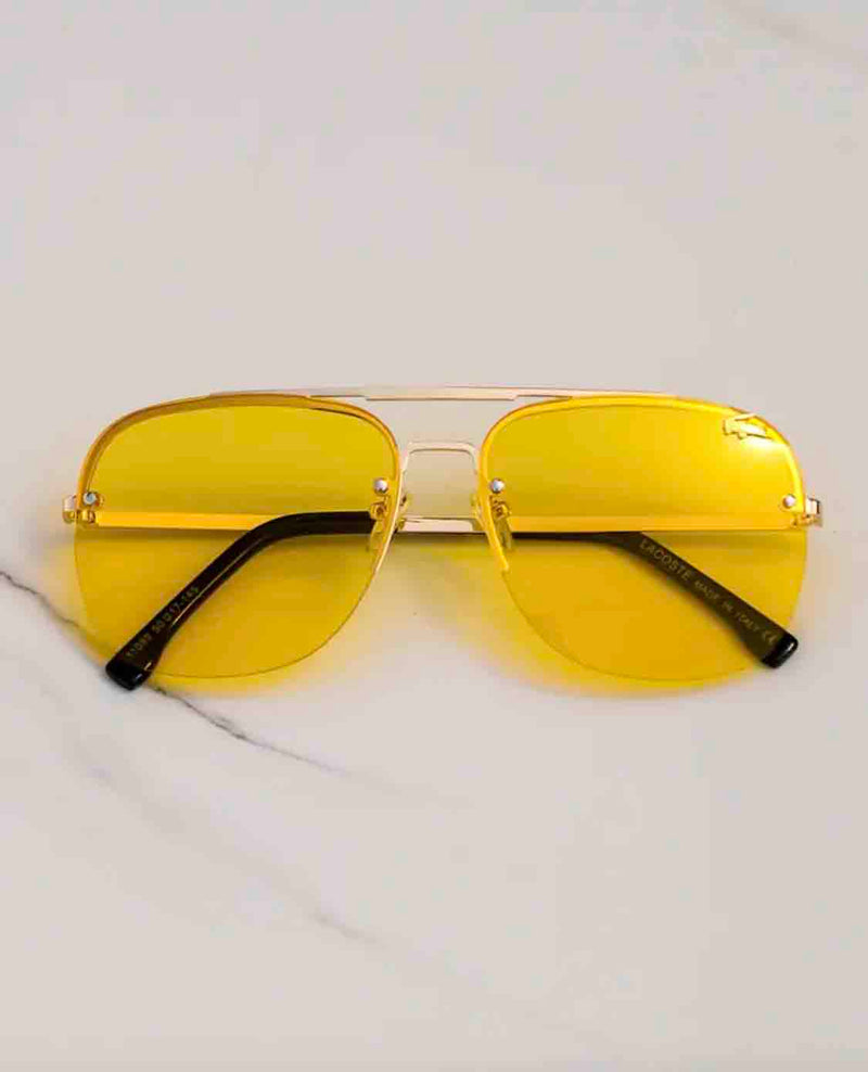 lacoste sunglasses yellow