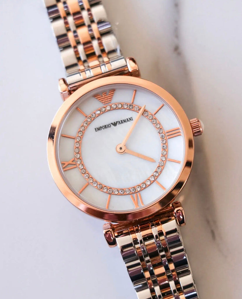 Emporio Armani Diva Diamond Dial Chain Women Watch – 