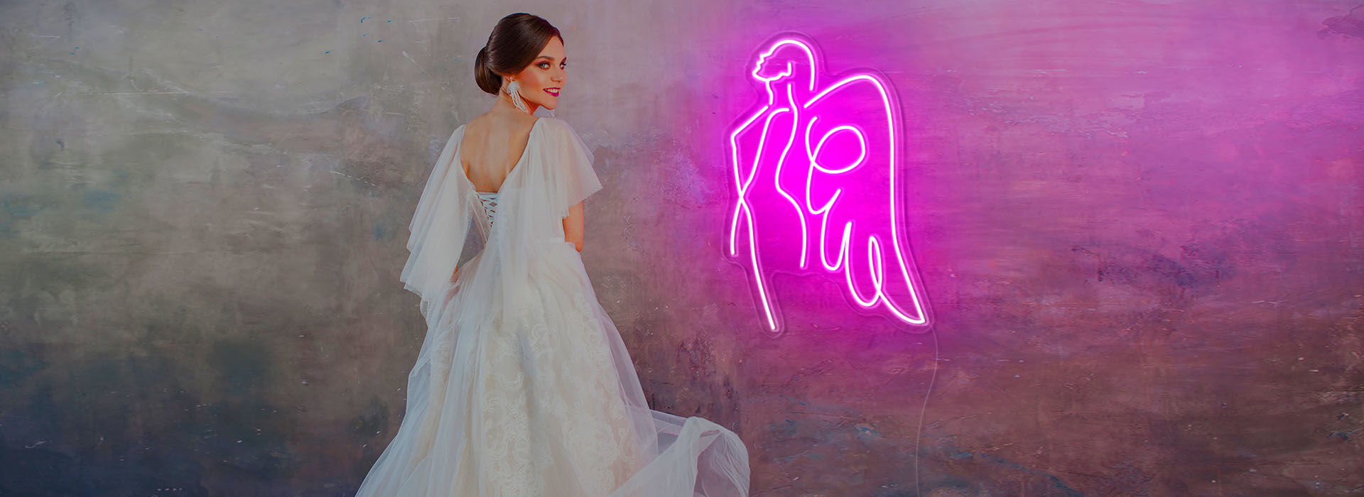 best gifts for mum-angel neon light sign
