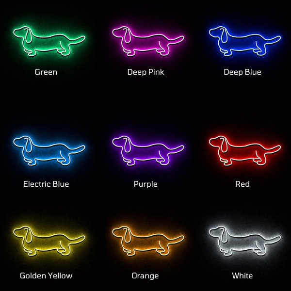 DACHSHUND IN 9 COLOURS