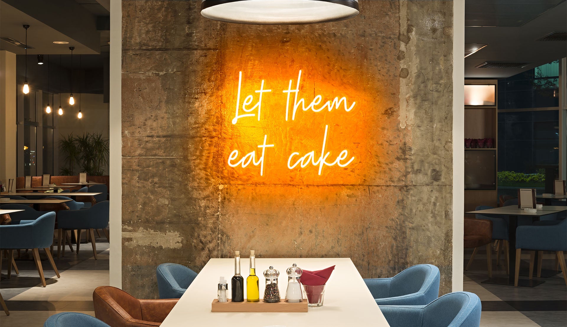 let them eat cake neon