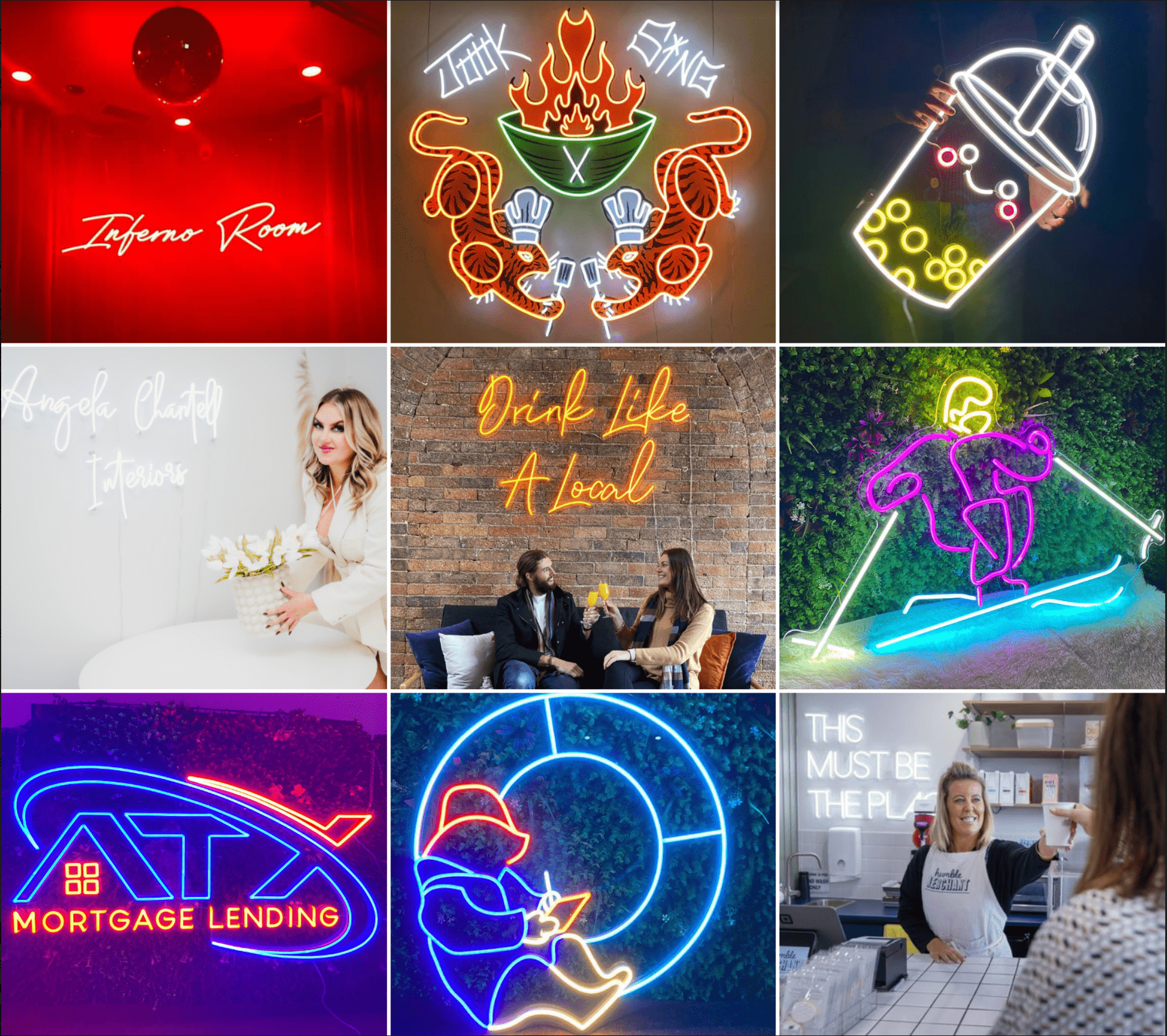 Custom Logo LED Neon Signs  Customize With Your Logo Business Sign