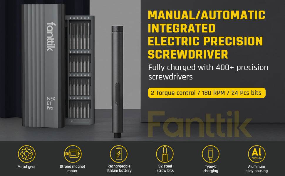 Fanttik E1 PRO Mini Precision Electric Screwdriver