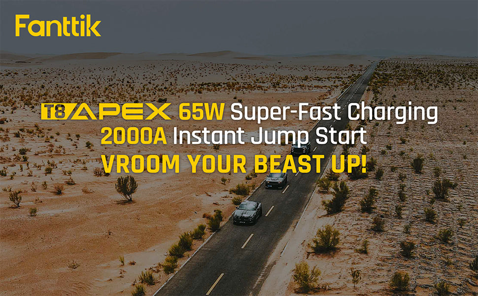 Fanttik T8 APEX 2000 Amp Jump Starter