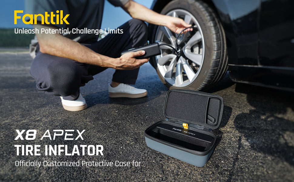 Portable EVA Protection Case for Fanttik X8 APEX Tire Inflator