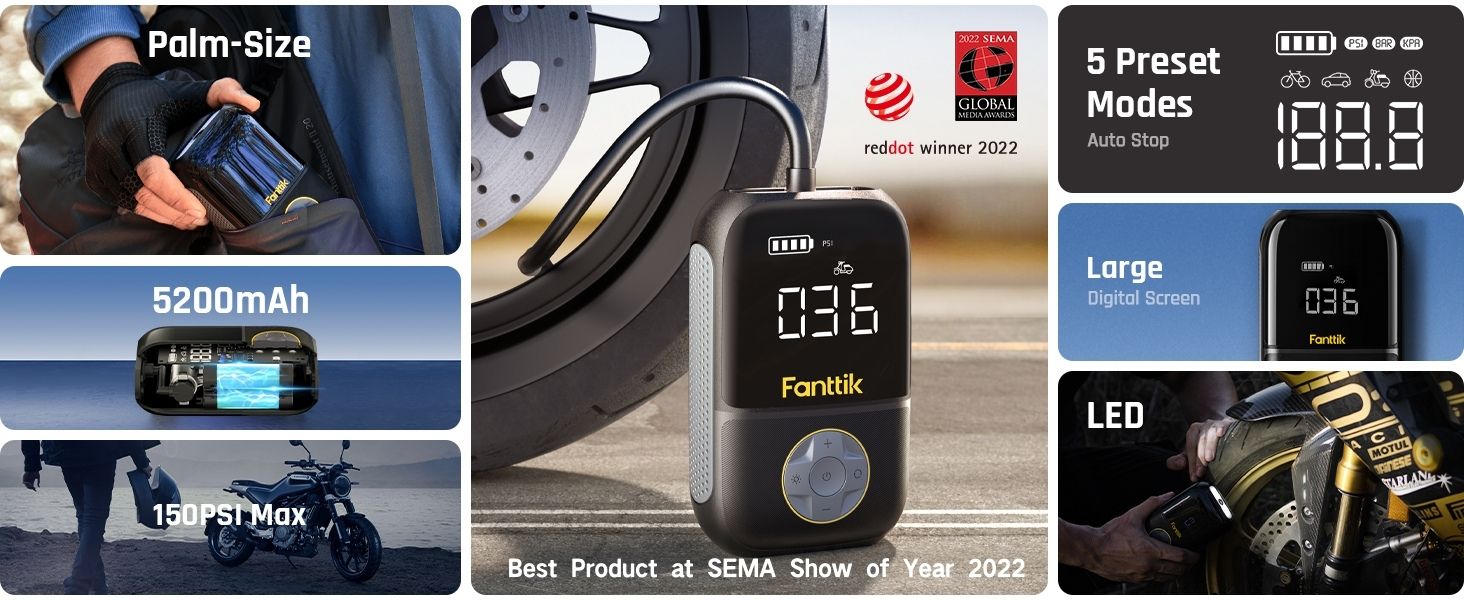 Fanttik X8 Portable Tire Inflator