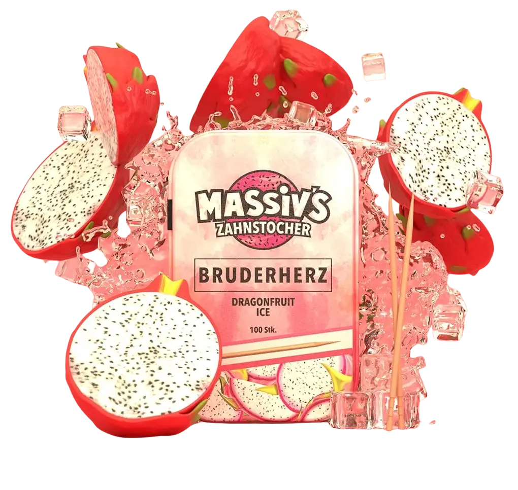 Massiv's Bruderherz Zahnstocher mit Geschmack Dragonfruit Ice