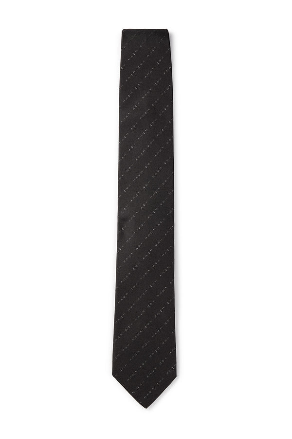 David August Eff You Silk Woven Tie