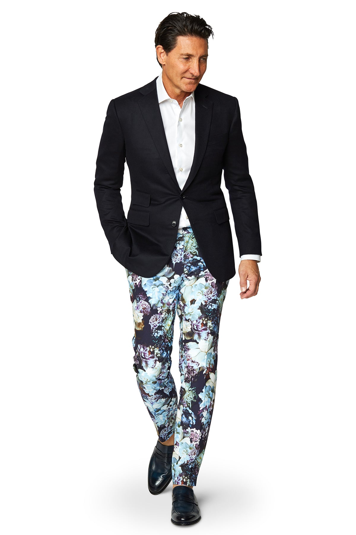 floral trouser suit
