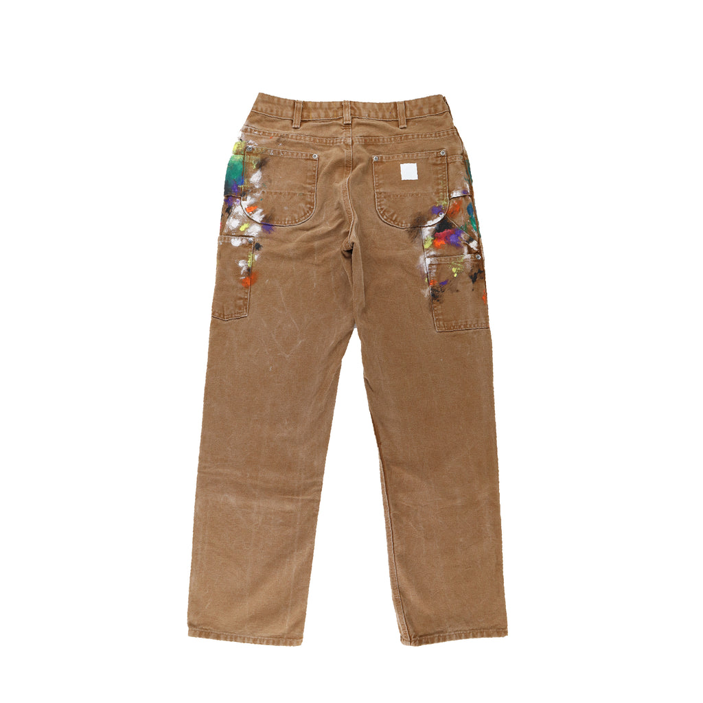 Hand-painted Sunflowers Relax Pants No.136 (size 30-33) – Everwood