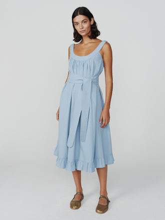 baby blue cami dress