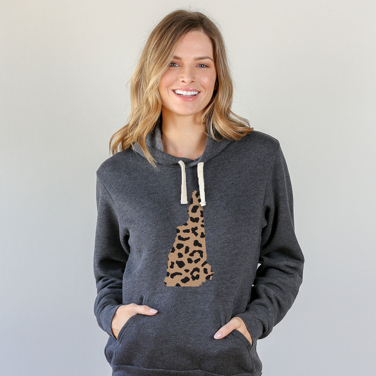 New Hampshire Leopard Pattern Hoodie