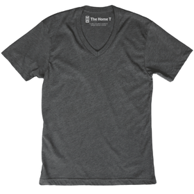 Basic V-Neck - Athletic Grey