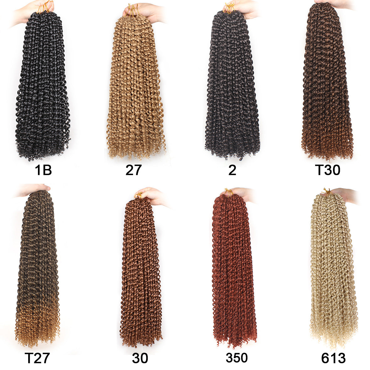 24inch Water Wave Passion Twist Hair Crochet Braids Hair Goddess Croch Unionbeauty