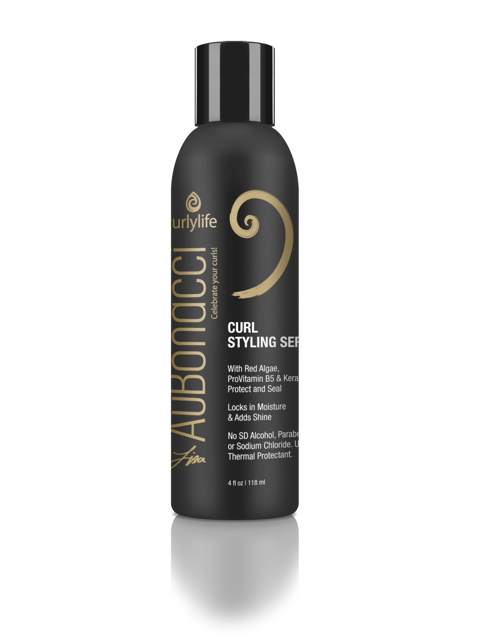 AuBonacci Curl Styling Serum 4oz - Locks in Moisture & Adds Shine - curlylife product image