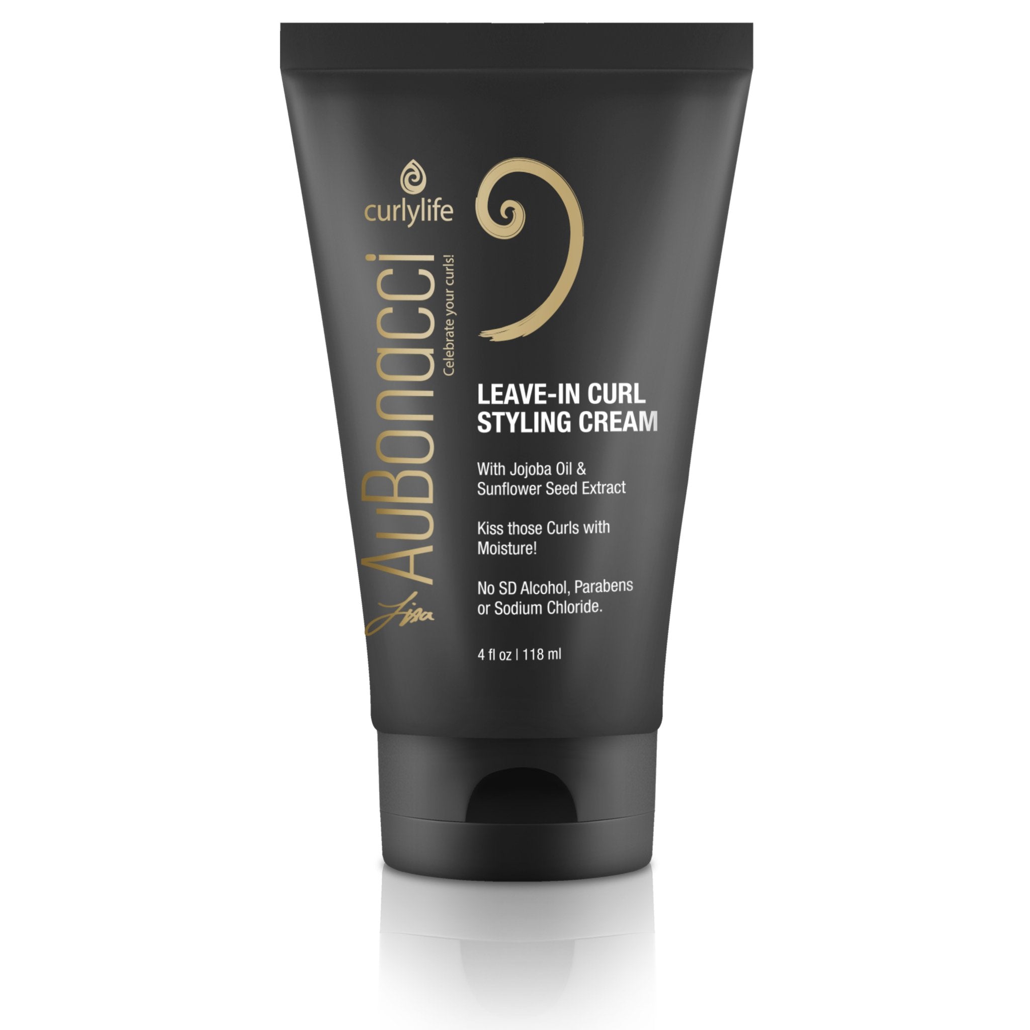 AuBonacci Leave-in Curl Styling Cream 4oz - Kiss those Curls with Moisture! - curlylife product image