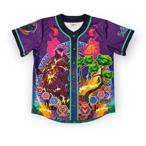 Dabin - Between Broken Glyph Mask Baseball Jersey