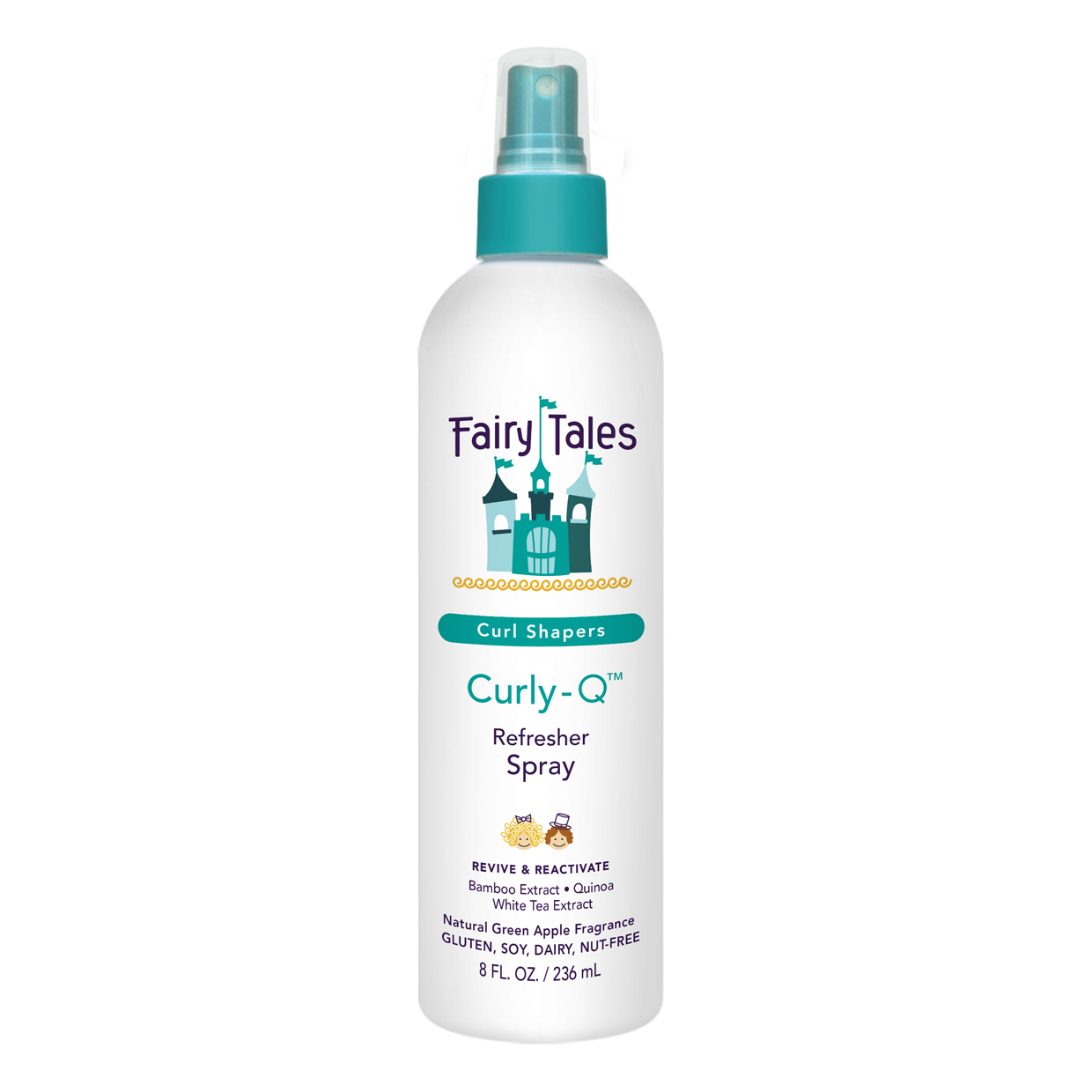 Curly-Q™ Curl Refresher Spray for Curly Hair Kids - Fairy Tales Hair Care product image