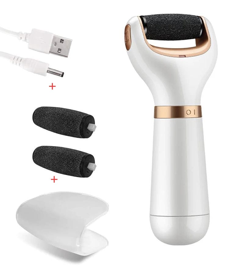 SearchFindOrder White Foot Care Tool Electric Foot File