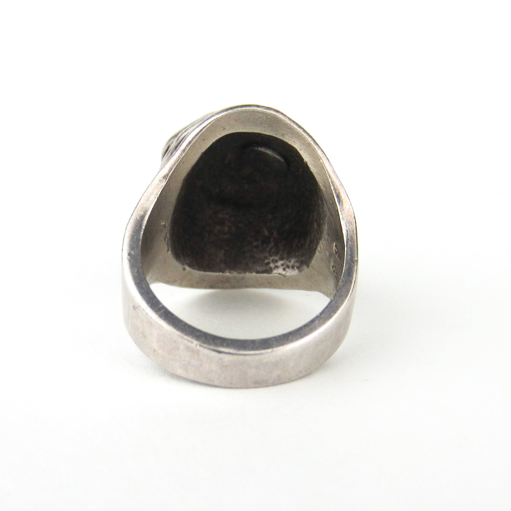 SOLD--Modernist Ridged Cone Ring Sterling Silver, Pauline Rader c. 196 ...
