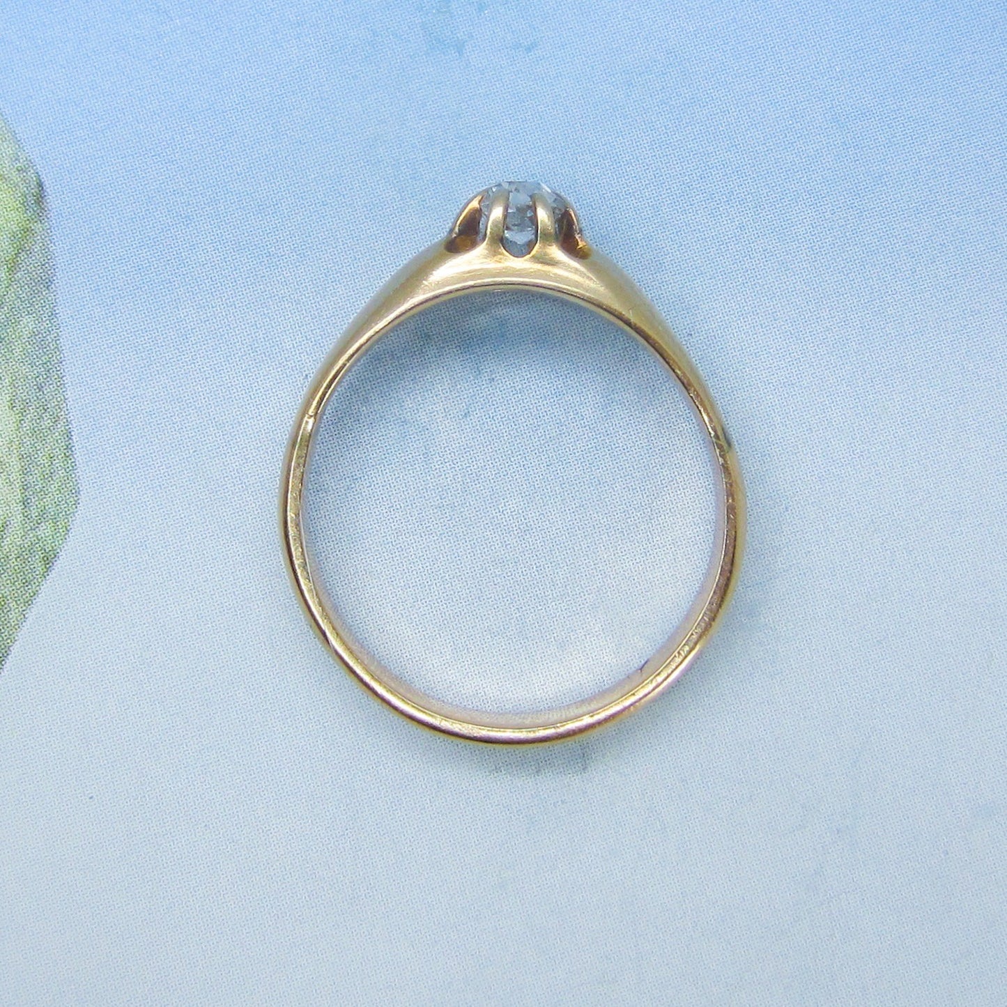 Victorian Old Mine Diamond Solitaire Ring 14k c. 1880 – Bavier Brook ...