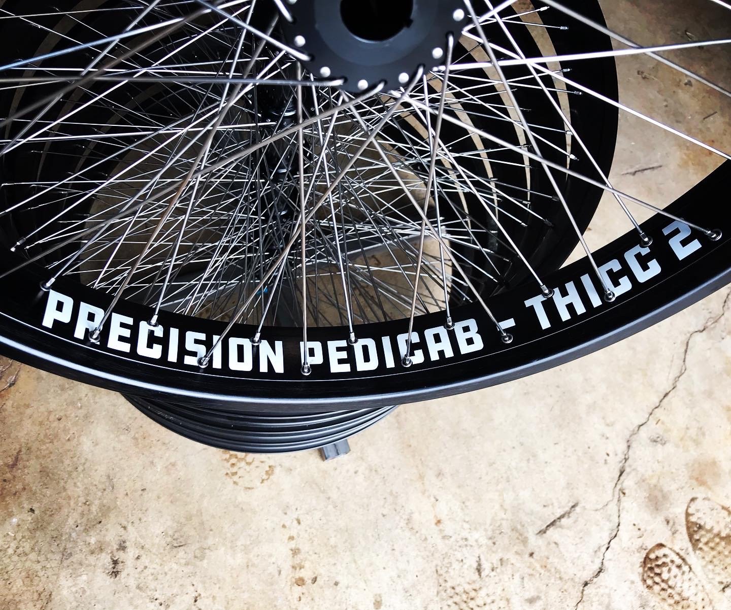 Thicc Precision Pedicab Wheels Precision Pedicab Manufacturing