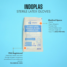 Load image into Gallery viewer, INDOPLAS STERILE GLOVES | SOLD PER PAIR
