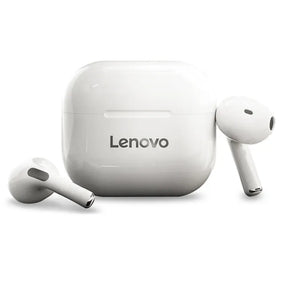 Bluetooth #197 = Lenovo LP40 TWS Wireless Earphone Bluetooth 5.0 Dual Stereo Noise Reduction white - Cellular Depot USA 