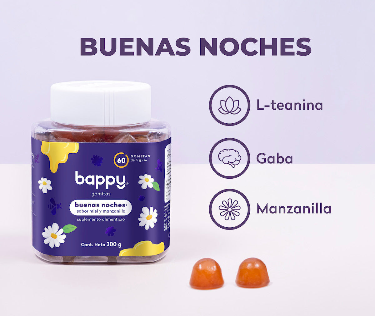 BUENAS NOCHES: L-teanina, gaba y mazanilla