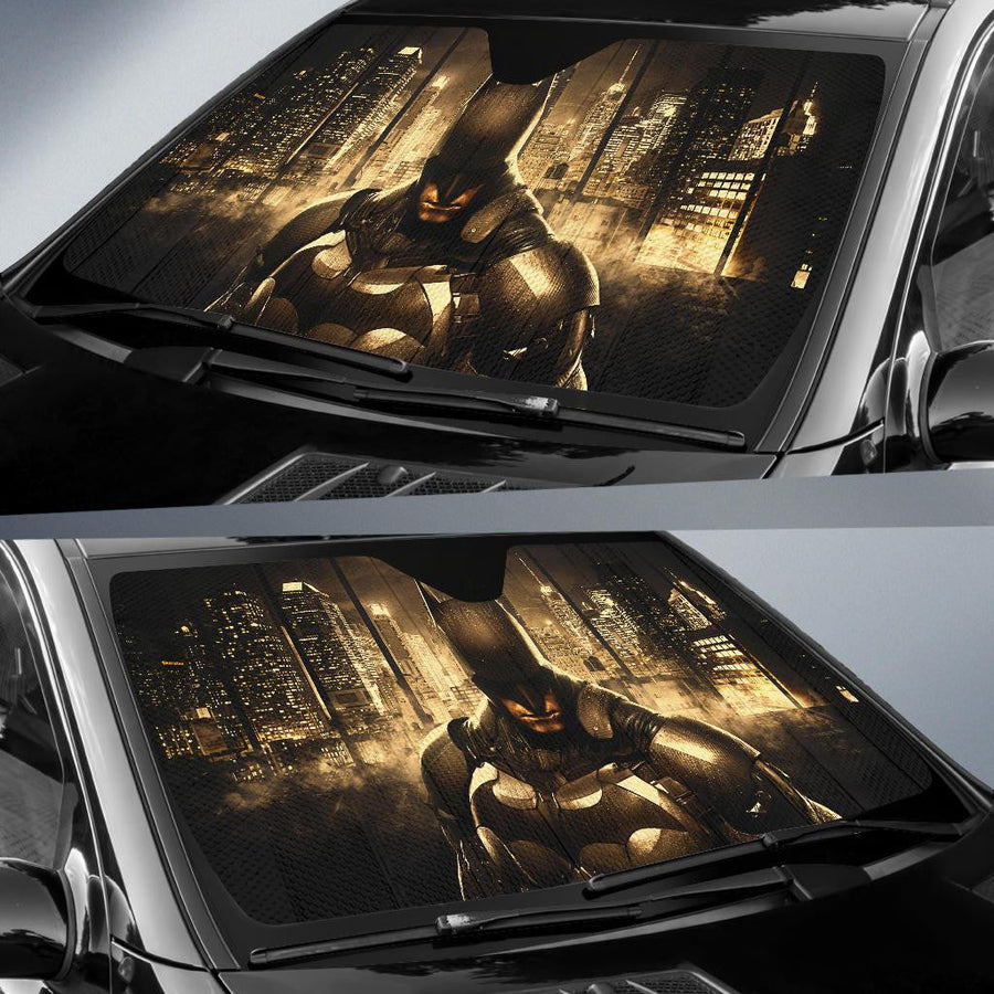 DC Batman Windshield Shade Batman The Dark Knight Yellow Black Car Sun ...