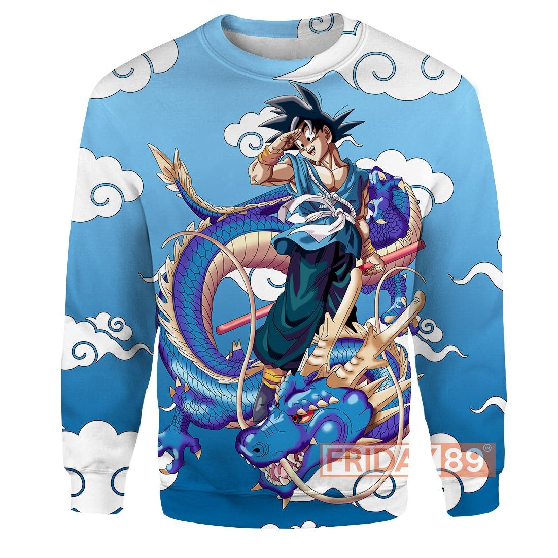 Unifinz Dragon Ball Hoodie Goku With Dragon T-shirt Amazing Dragon Ball Shirt Sweater 2022