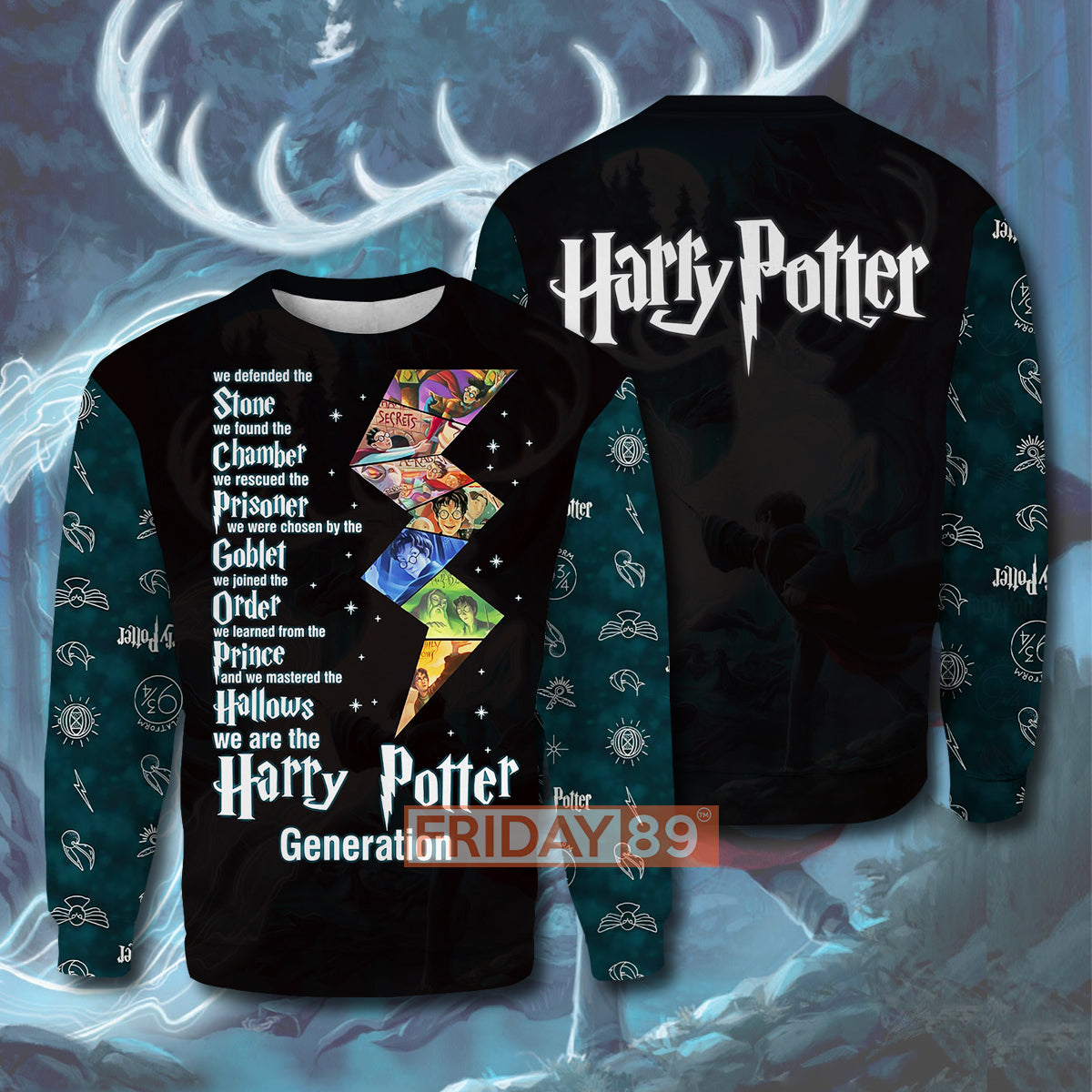 Unifinz HP T-shirt Generation We Defended The Stone T-shirt HP Hoodie Sweater 2022