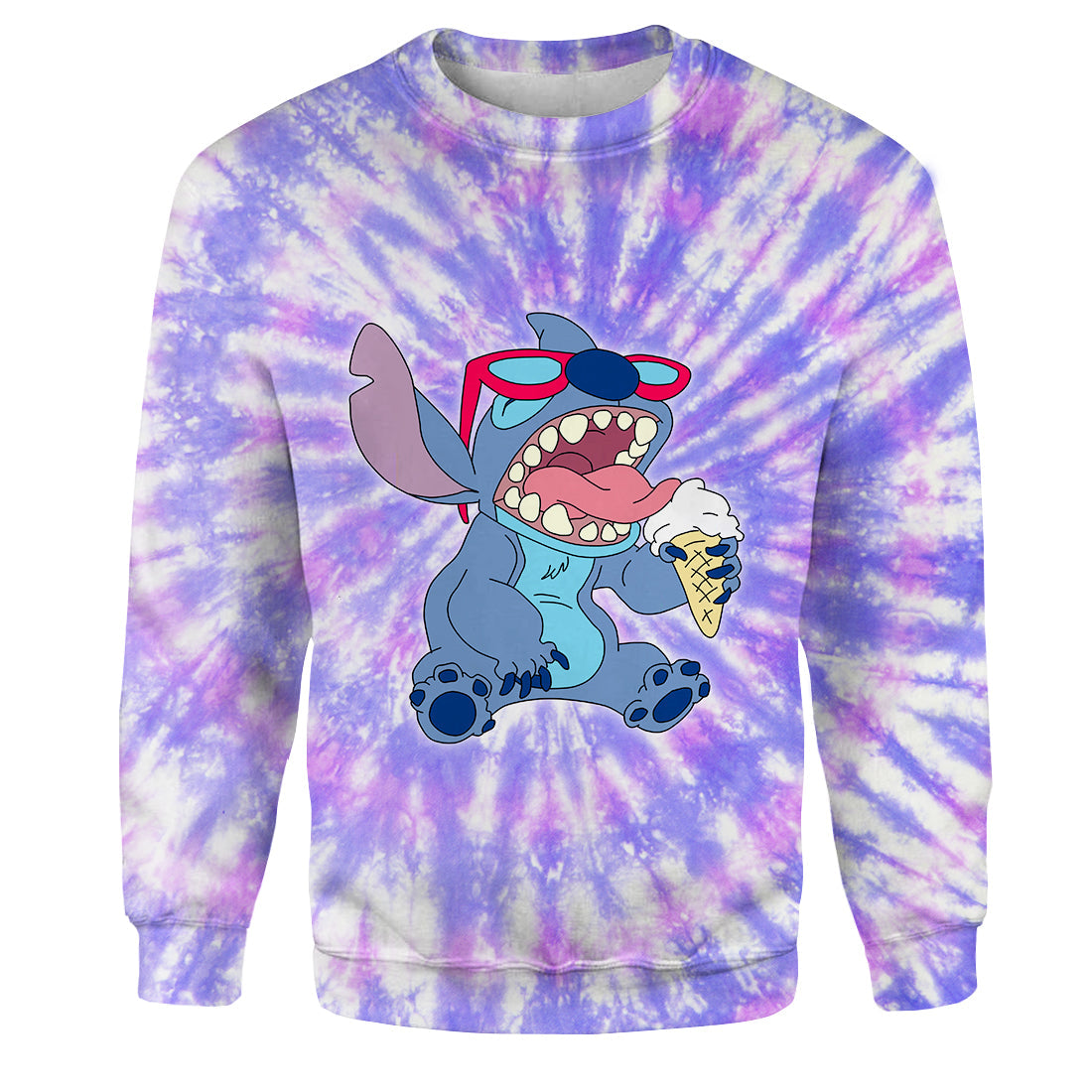 Unifinz DN Stitch T-shirt Stitch Tie Dye T-shirt Amazing DN Stitch Hoodie Sweater 2022