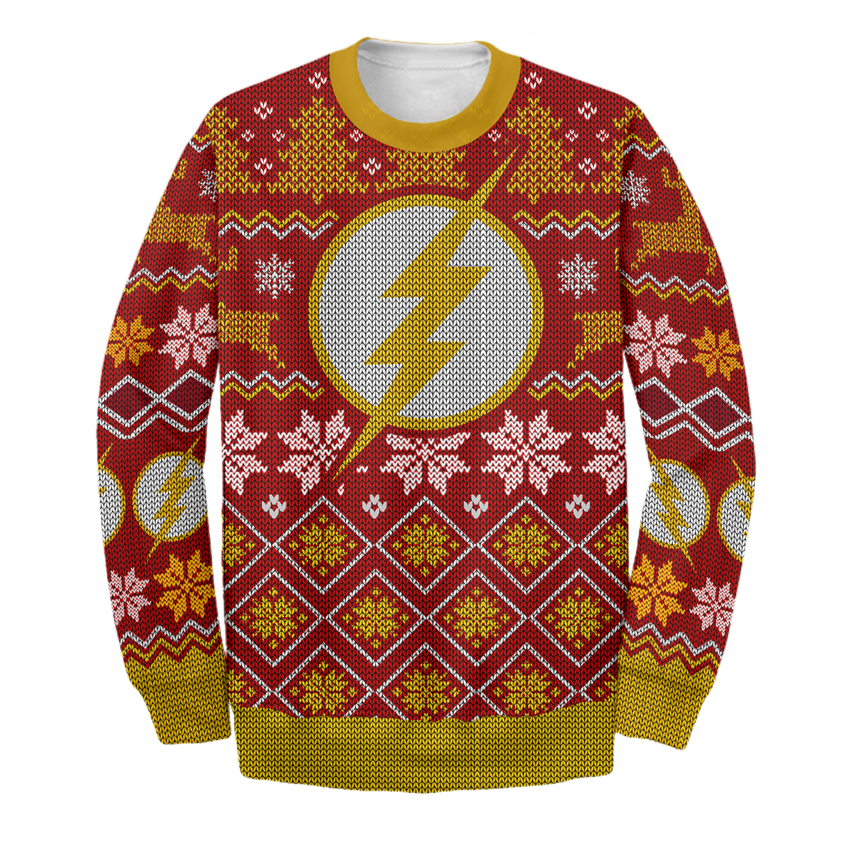 Unifinz DC The Flash Sweater The F Ugly Long Sleeve DC The Flash Sweatshirt 2022