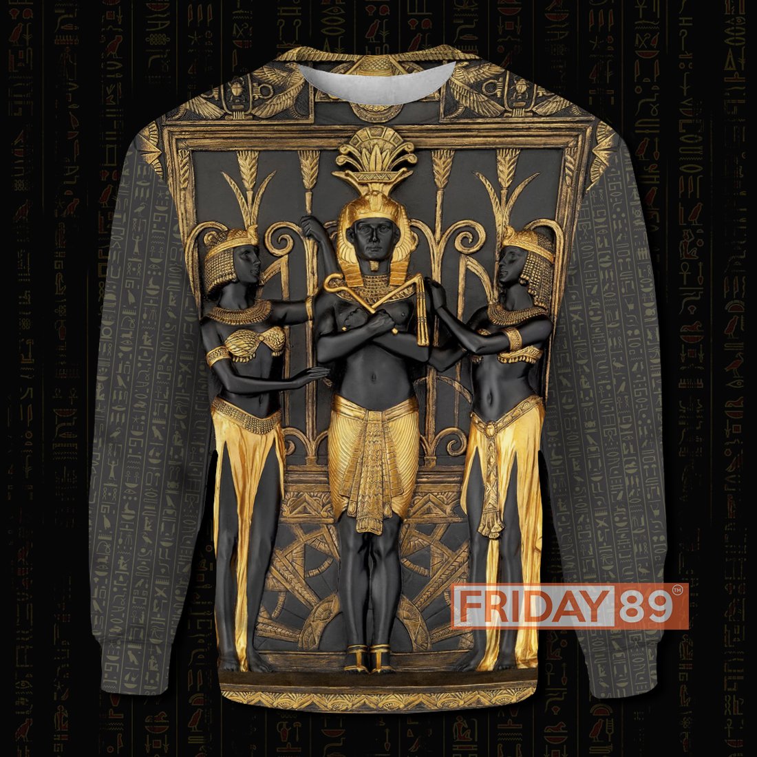 Unifinz Egypt T-shirt Ancient Egypt Pharaoh T-shirt Hoodie Adult 2022