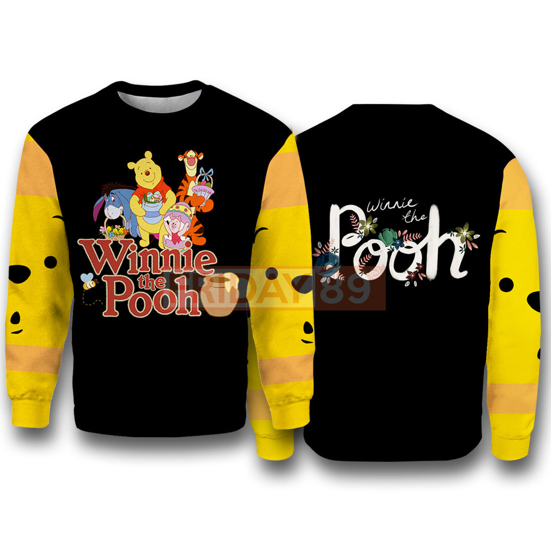 Unifinz DN T-shirt Winnie-the-Pooh and Friends Tigger Eeyore Piglet Cartoon T-shirt Awesome DN WTP Hoodie Sweater 2022