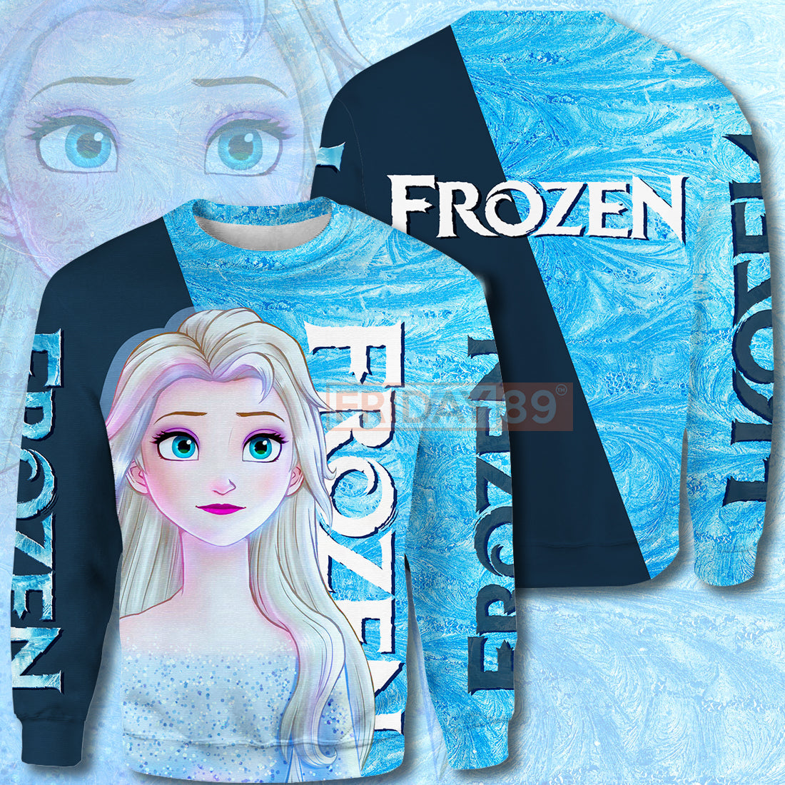 Unifinz DN T-shirt Beauty Elsa Disney Princess Frozen PRINT T-shirt Awesome DN Frozen Hoodie Sweater Elsa Hoodie Sweater 2022