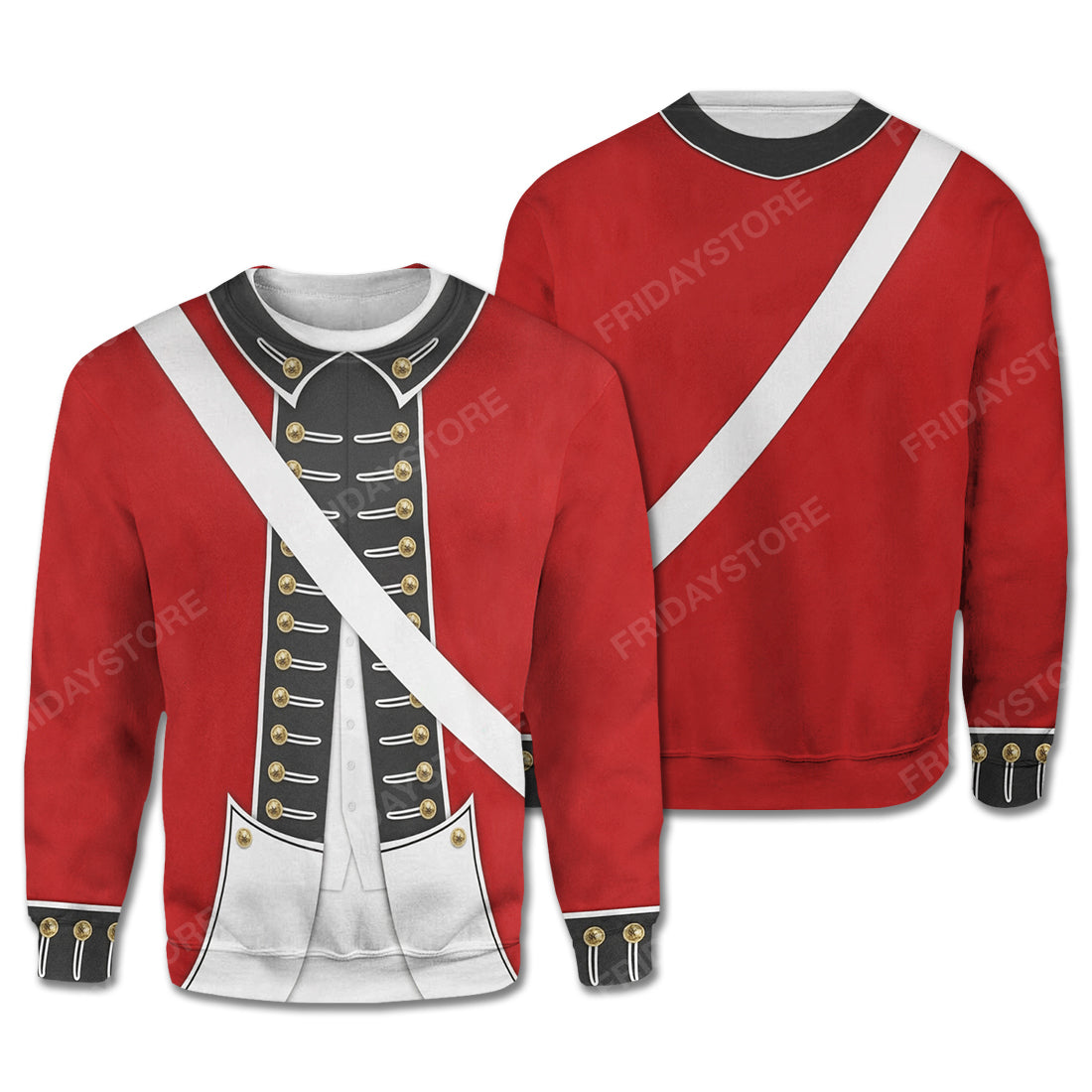 Unifinz Historical T-Shirt Historical Revolutionary War Uniform Suit 3d Costume Hoodie Historical Hoodie 2022