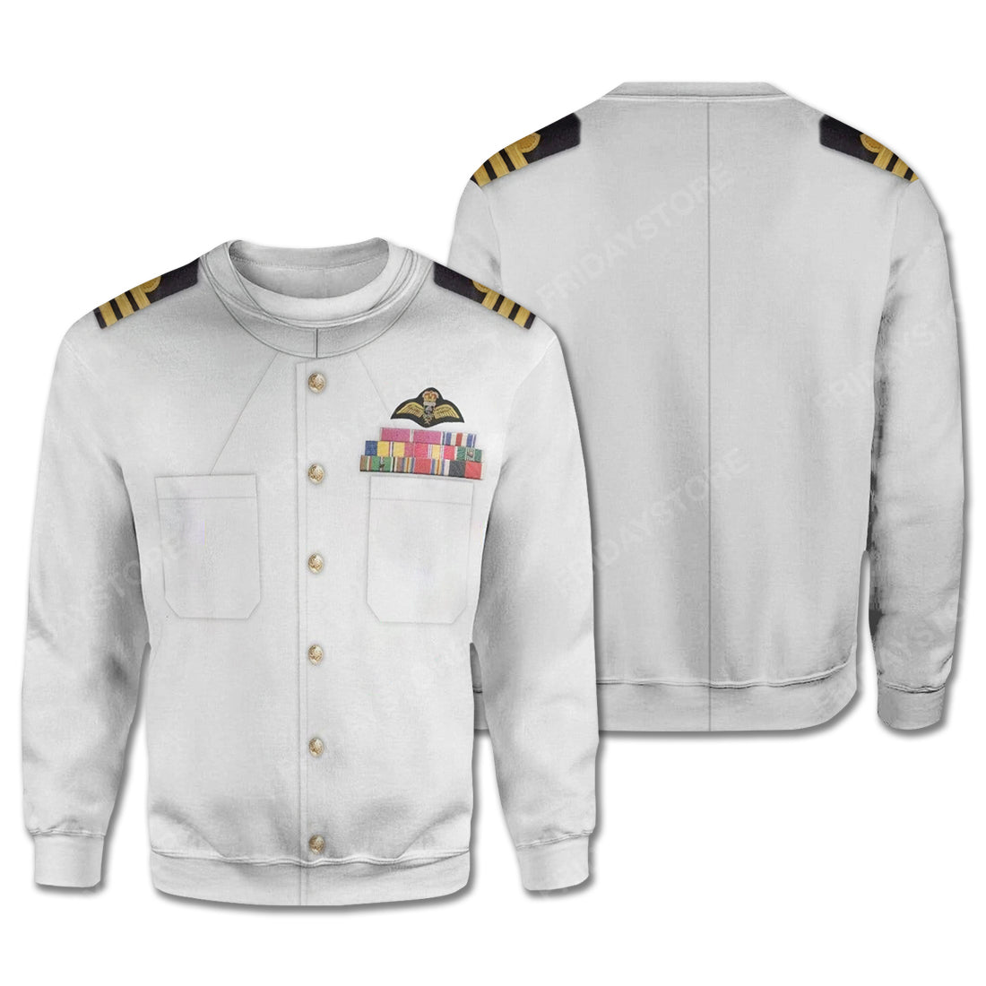 Unifinz Historical T-Shirt Historical Military White Uniforms Of The Royal Navy Suit 3d Costume Hoodie Historical Hoodie 2022