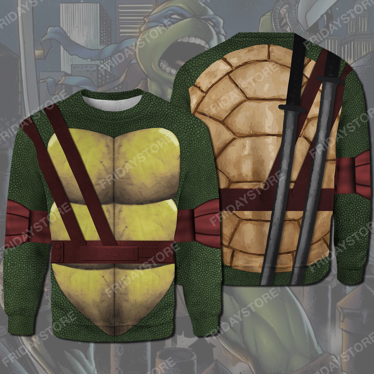 Unifinz TMNT Hoodie Leo Ninja Turtles Costume T-shirt TMNT Shirt Sweater Cool TMNT Cosplay Costume Apparel 2022