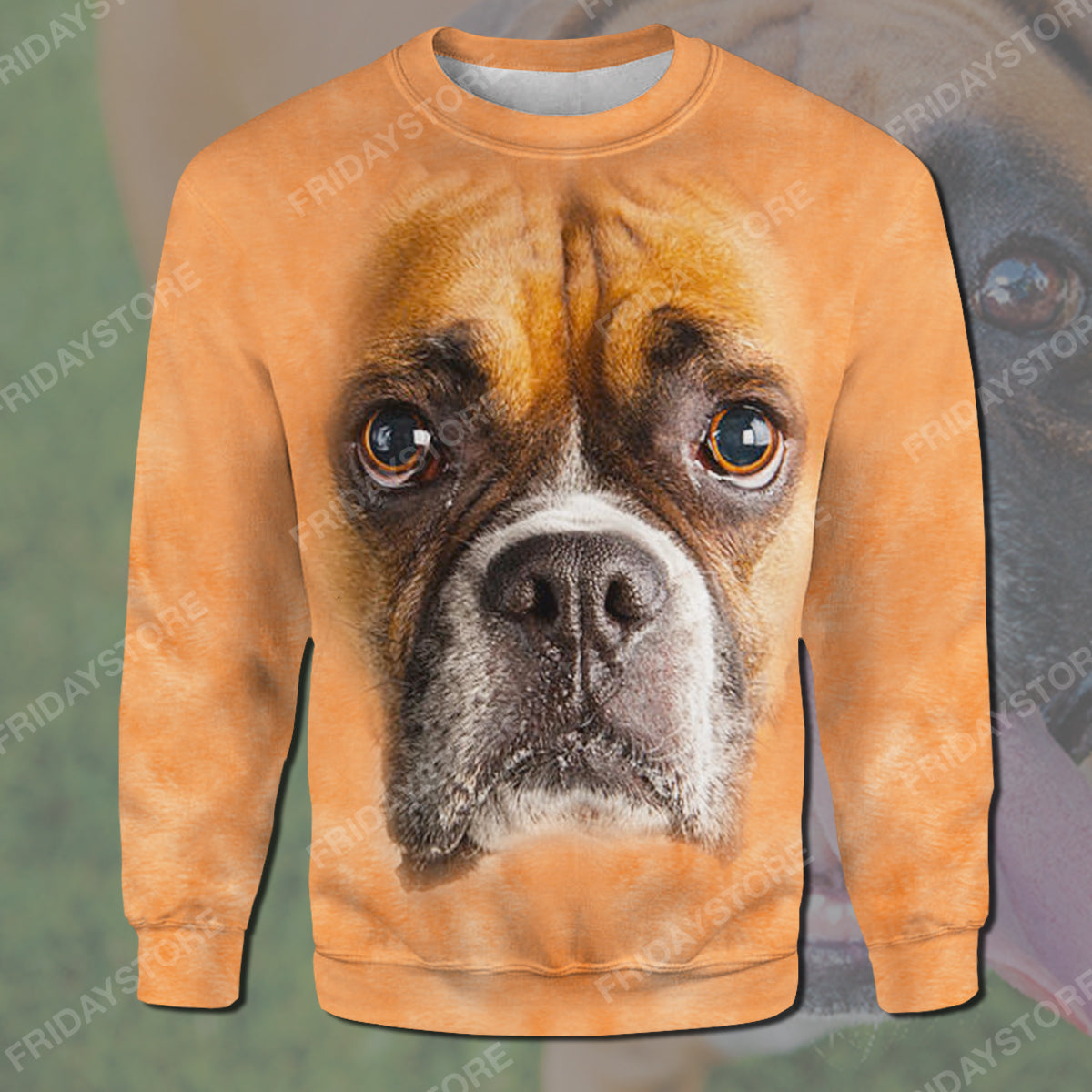 Unifinz Dog T-shirt Boxer Dog HoodieBoxer Dog Graphic Orange T Shirt Awesome Dog Hoodie Sweater Apparel 2022