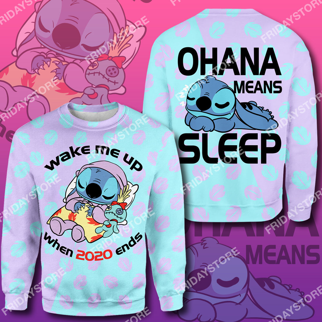 Unifinz LAS T-shirt Wake Me Up When 2020 Ends T-shirt Awesome DN Stitch Hoodie Sweater 2022