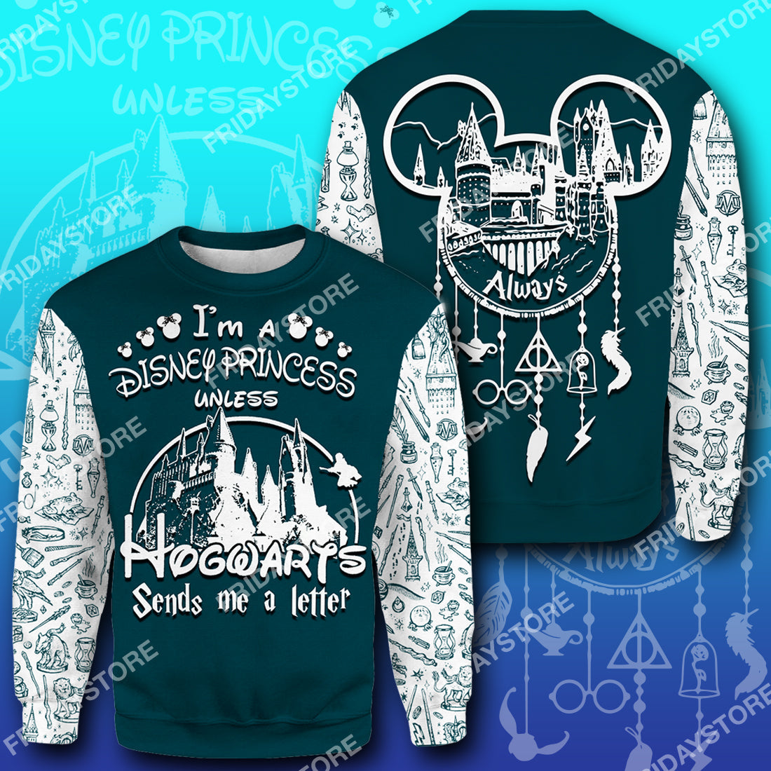 Unifinz DN HP T-shirt I'm A Disney Princess Unless HW Send Me A Letter T-shirt Awesome DN HP Hoodie Sweater 2022